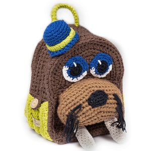 CROCHET PATTERN - Waldo the Walrus Backpack