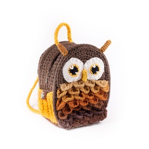 CROCHET PATTERN - Oscar the Owl Backpack