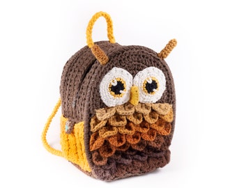 CROCHET PATTERN - Oscar the Owl Backpack