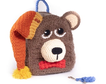 CROCHET PATTERN - Bo the Bear Backpack