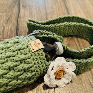 CROCHET PATTERN - Alpine Water Bottle Holder