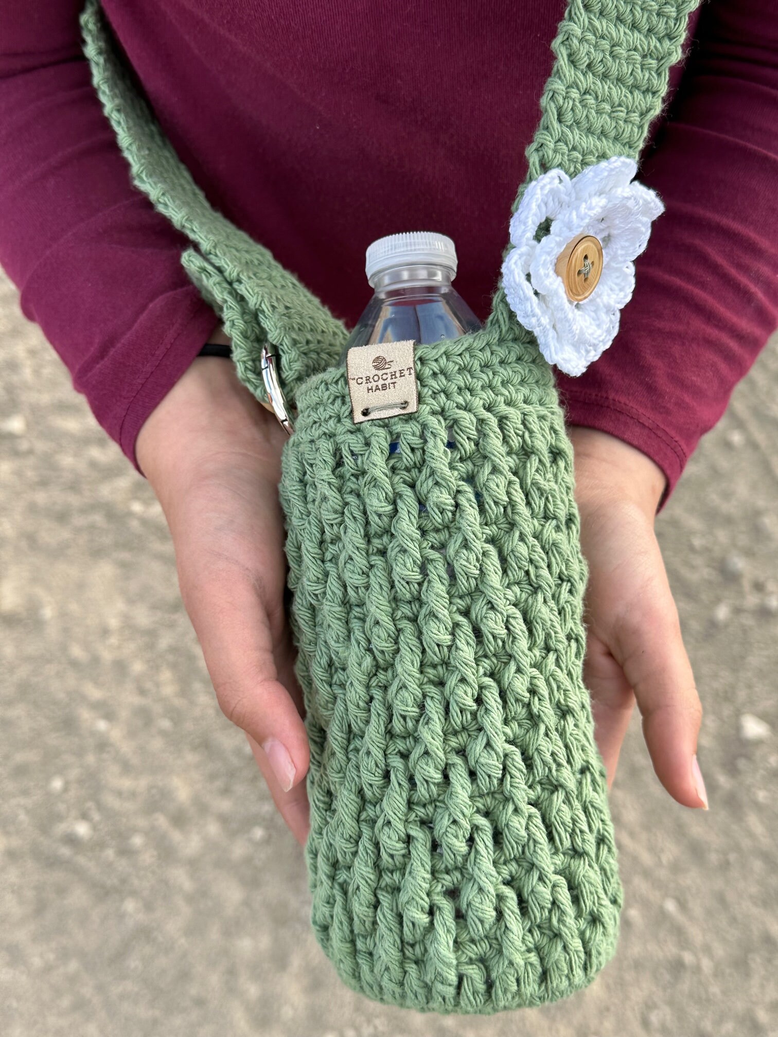 CROCHET PATTERN Alpine Water Bottle Holder Etsy UK