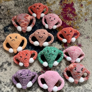 Amigurumi Plush Crochet Uterus- Women&#39;s Health Uterus