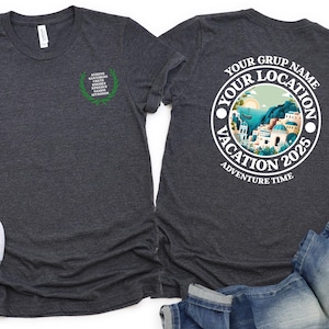 Custom Greece Vacation Shirt: Family Trip Matching Tees