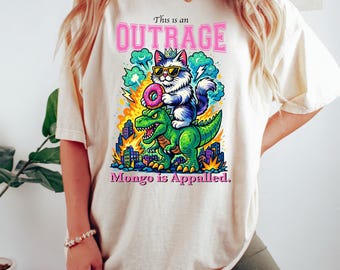 This is an OUTRAGE Comfort Colors shirt, Princess Donut, Dungeon Crawler Carl Book Lover Tee, Goddammit Donut Bookish Tshirt
