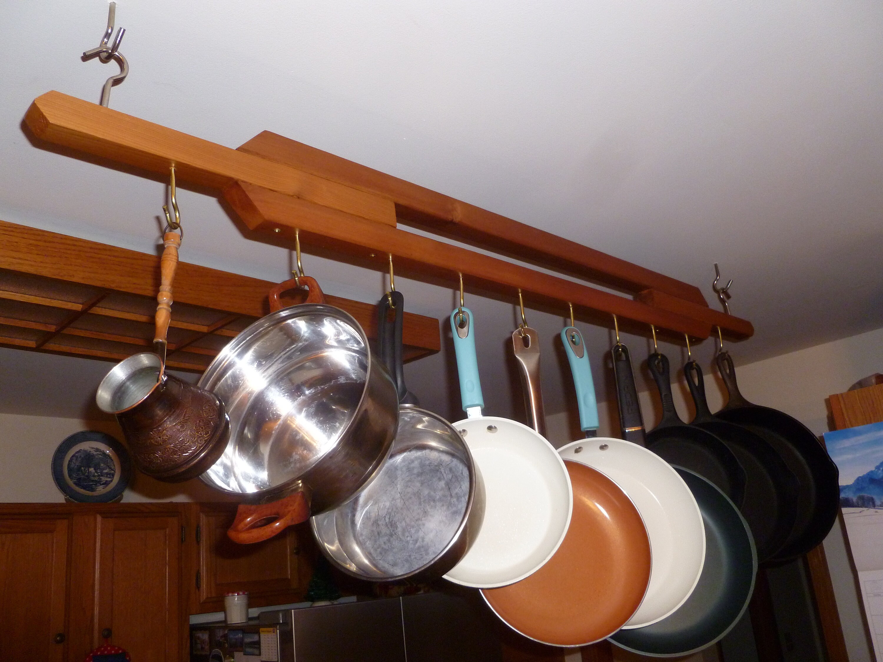 Ceiling Pot Rack / Cookware Hanger Handmade per Order for Etsy