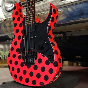 Guitar Skin Axe Wrap Re-skin DIY Polka Dots Vinyl Sticker Decal 19 Color Options 180 Pieces BG RR Style Polka Dot Kit 660