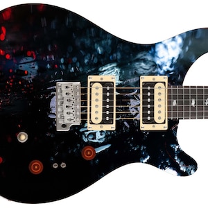 Guitar Skin Top Rated 5-Star Custom Axe Wrap Re-skin Body Bass Art Reface Electric Music Cover DIY Brake Lights in The Rain 985