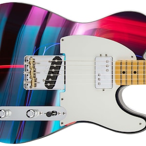 Guitar Skin Top Rated 5-Star Axe Wrap Re-skin Body Bass Reface Electric Music Custom Cover DIY Daddy Neon Strip Club 712