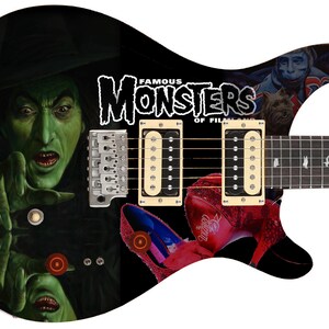 Skin Pour Guitare - Imprimé Léopard Fourrure Paul Stanley Kiss, Repositionnable