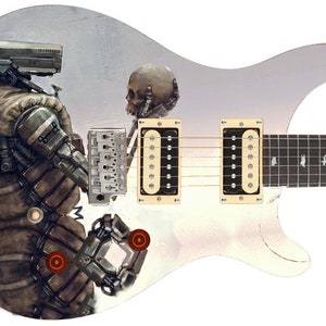 Pelle per chitarra, rivestimento per ascia, rivestimento per corpo basso elettrico, rivestimento fai da te Space Head Hunter 829