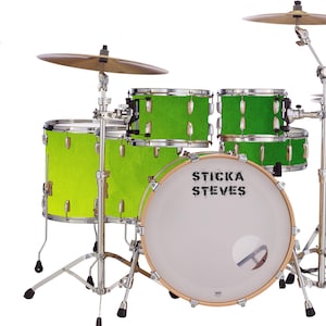 Drum Wrap Percussion Shell Cover Bass Kick Snare Tom DIY Green Room 416