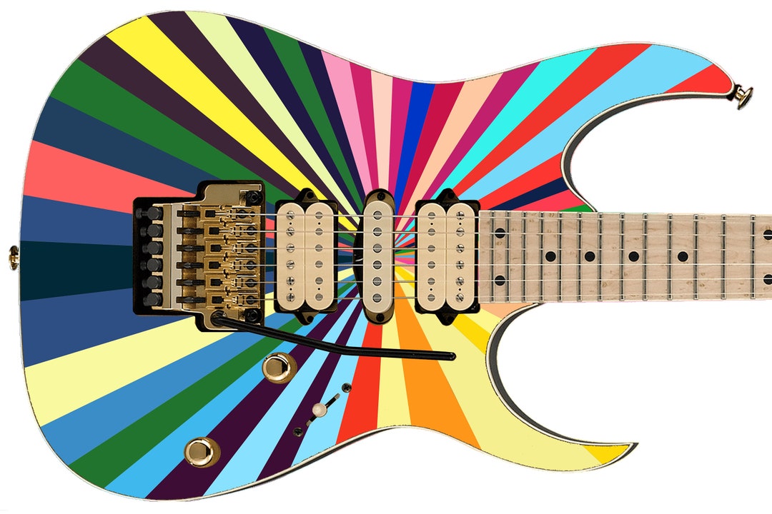 Guitar Skin Axe Wrap Reskin DIY Reface Eric Vinyl Clapton's Dream Back
