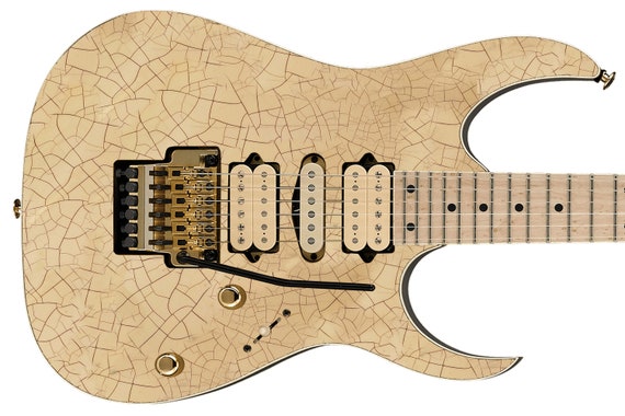 Guitar Skin Axe Wrap Re-skin DIY Vintage Crackle Cream hq photo