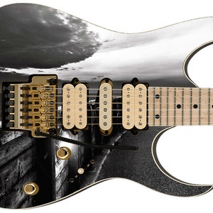 Guitar Skin Top Rated 5-Star Axe Wrap Re-skin Body Bass Reface Electric Music Custom Cover DIY Break of Day 051