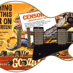 Godzilla guitar strap sale