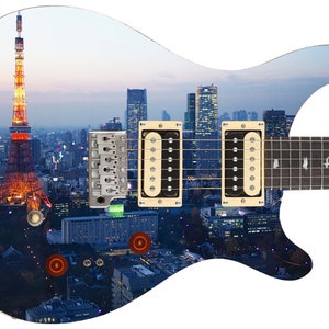Pelle per chitarra, rivestimento per ascia, rivestimento per corpo basso elettrico, rivestimento fai da te When in Paris 824