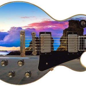 Pelle per chitarra, rivestimento per ascia, rivestimento per corpo basso elettrico, decalcomania in vinile fai da te Sailors Delight 816