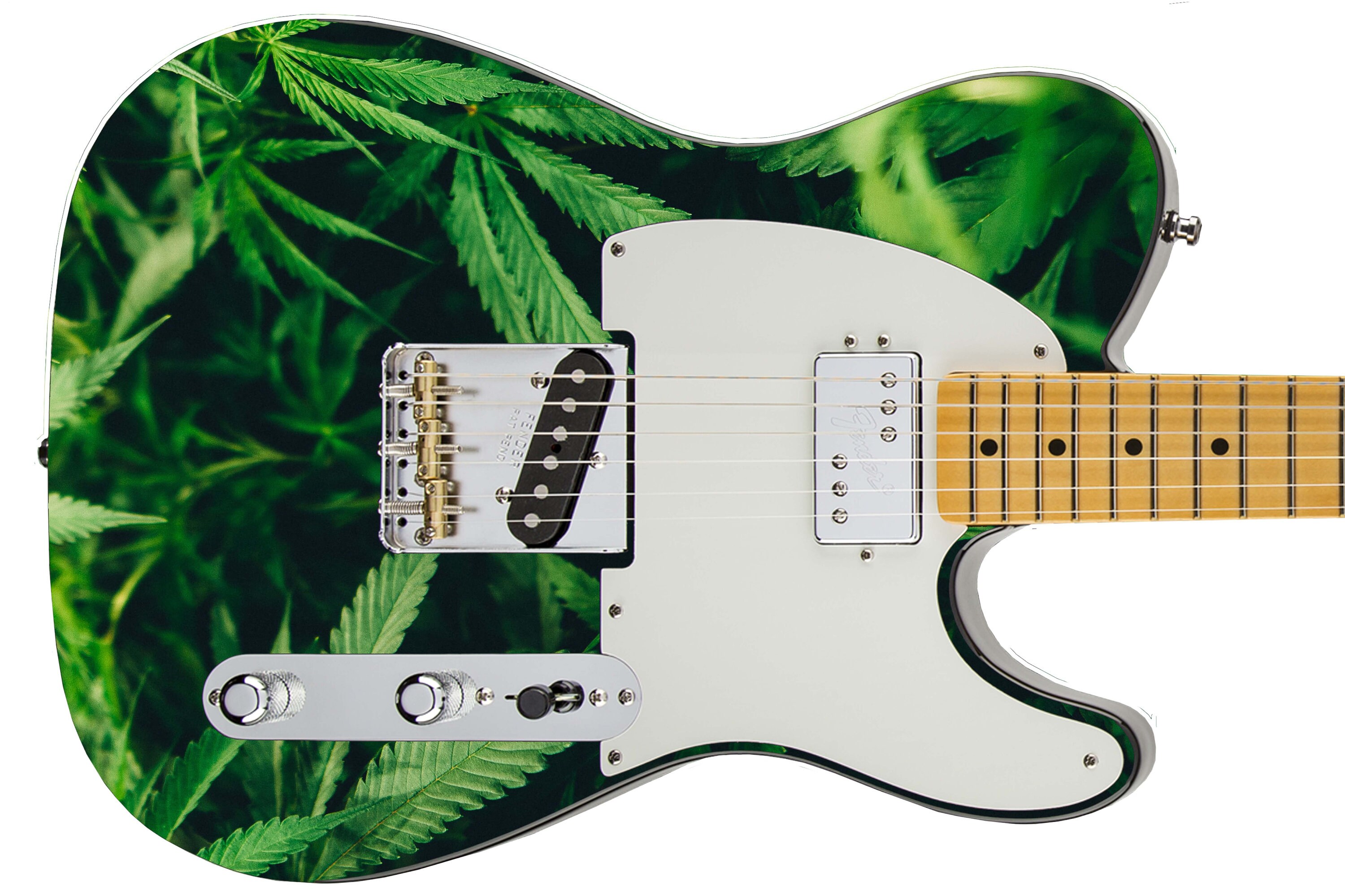 ギター Ibanez TS9DX Weed Custom Modified Guitar Skin Axe Wrap Re-skin Body Bass Reface Electric Music ギター