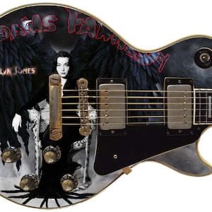 Guitar Skin Axe Wrap Re-skin body bas reface elektrische muziek aangepaste hoes DIY Love, woensdag 704