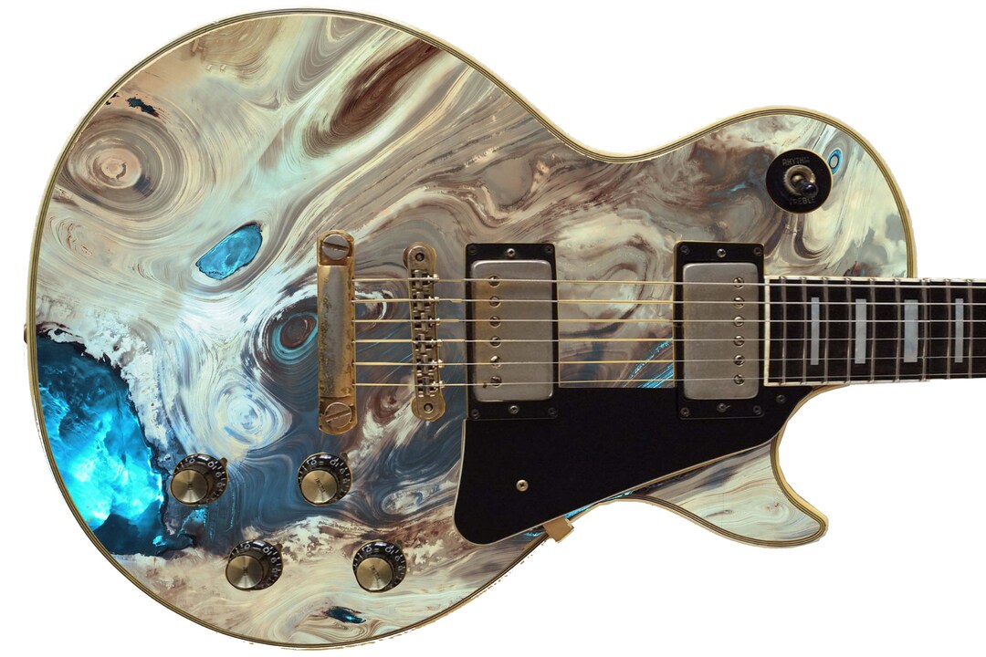 Pelle Adesiva Per Chitarra Elettrica O Basso, Re-skin "Cast Away Ship Wrecked"