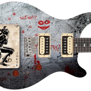 Guitar Skin Axe Wrap Re-skin vinyl sticker DIY - Seriously Joking 815