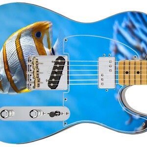 Guitar Skin Axe Wrap Re-skin DIY Angel Fish Nemos Cousin 356 - Etsy