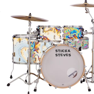 Drum Wrap Percussion Shell Cover Bass Kick Snare Tom DIY Kodachrome 803