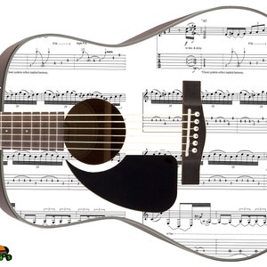 Guitar Skin Axe Wrap Acoustic Tab Solo 079