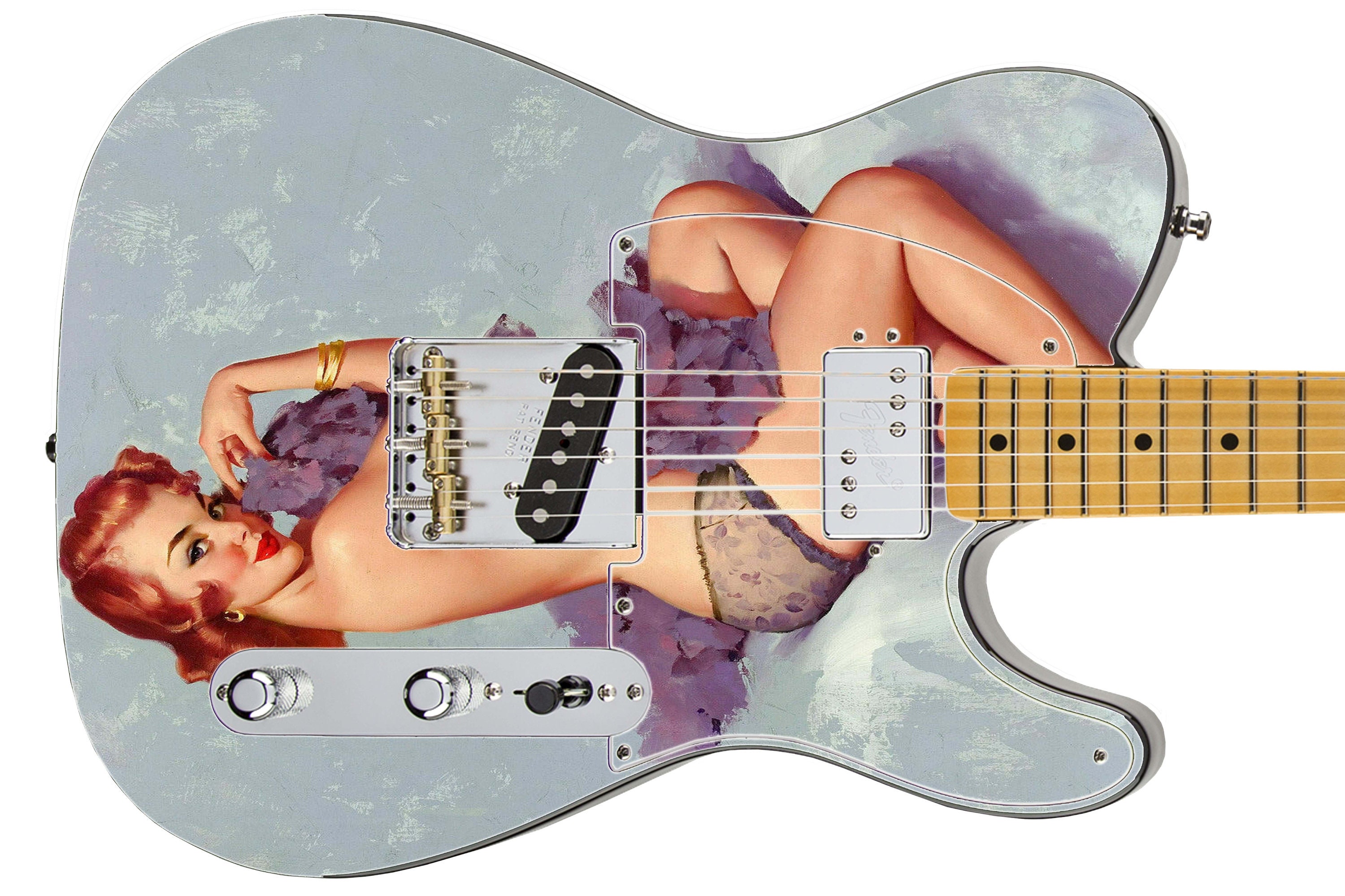 Epic Customs - Bape Shark x LV inspired guitar wrap.