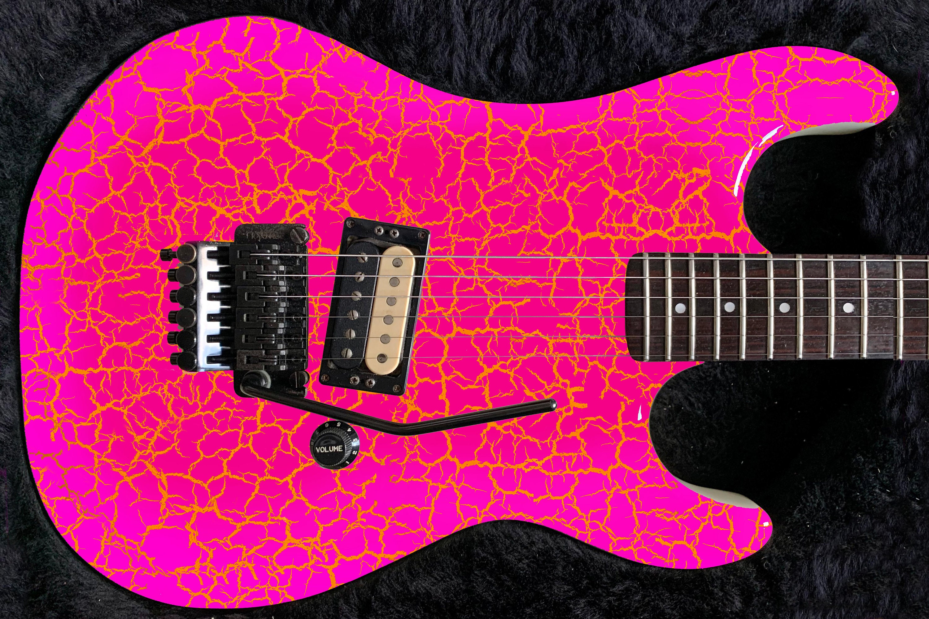 Guitar Wrap Skin Axe Reskin Iconic 80's Burst 6 Volt Etsy