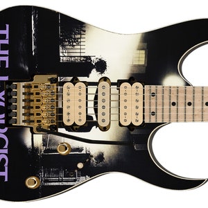 Guitar Skin Axe Wrap Re-skin Electric Body Bass Reface Custom Music Instrument Cover Art DIY The Exorcist Old Movie Poster 243