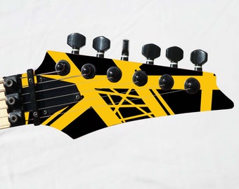 Battipenna paletta tremolo skin wrap reskin per chitarre strisce astratte V9