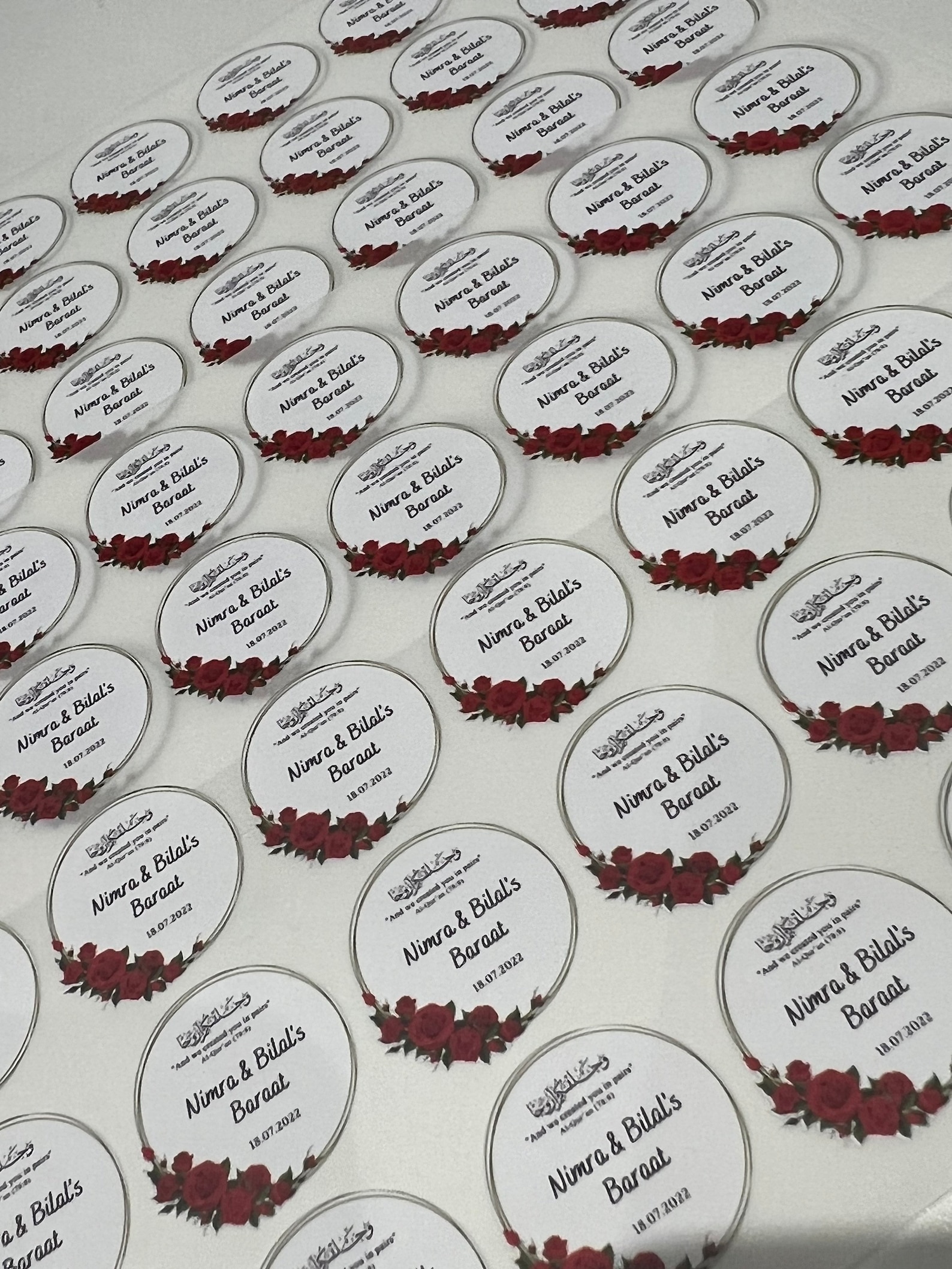 Personalised Nikkah Stickers Etsy