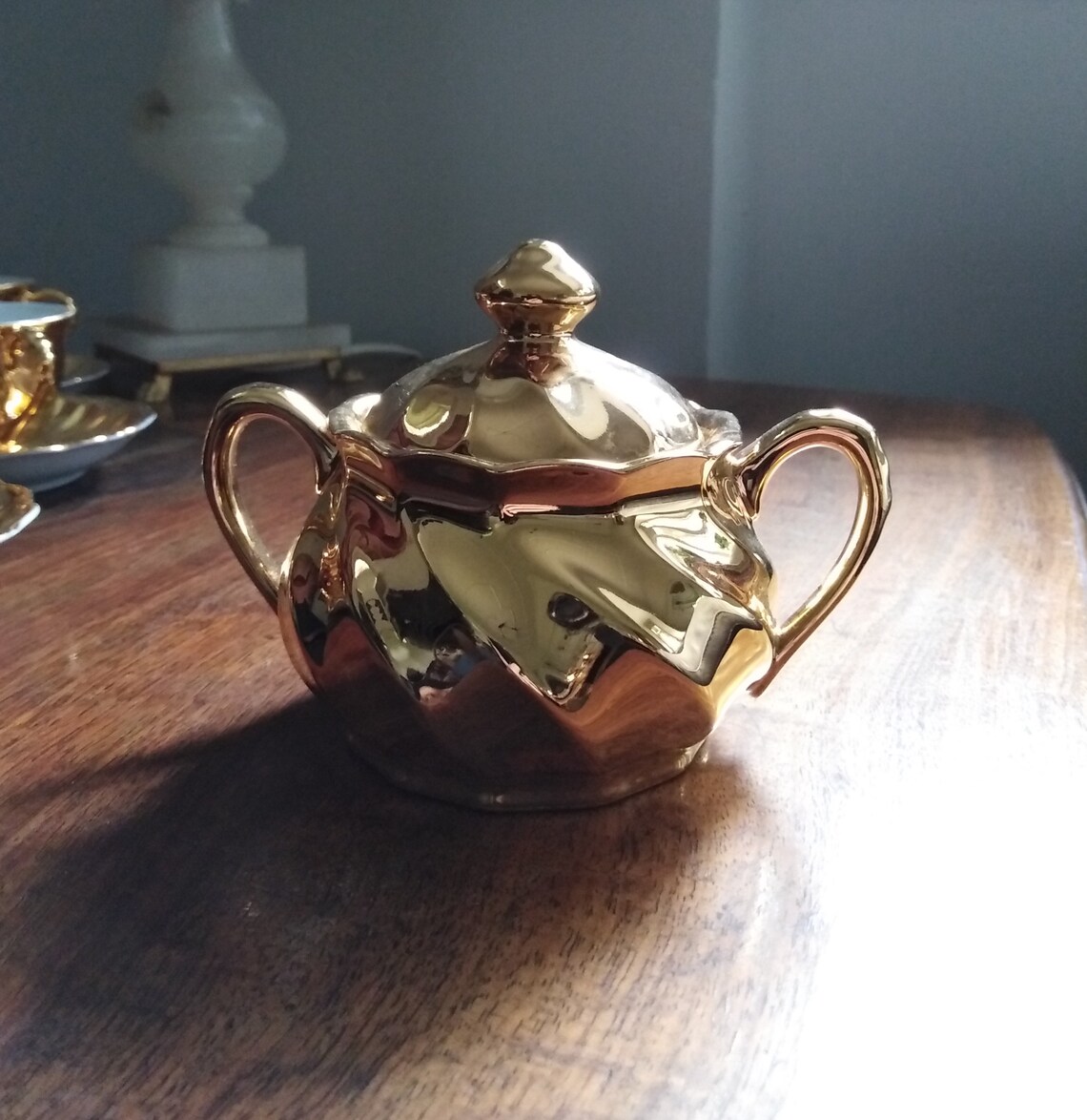 Gold Avondale fine china tea set made in Australia Vintage Etsy