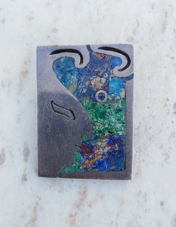 Vintage Taxco brooch, Taxco silver brooch, Vintage