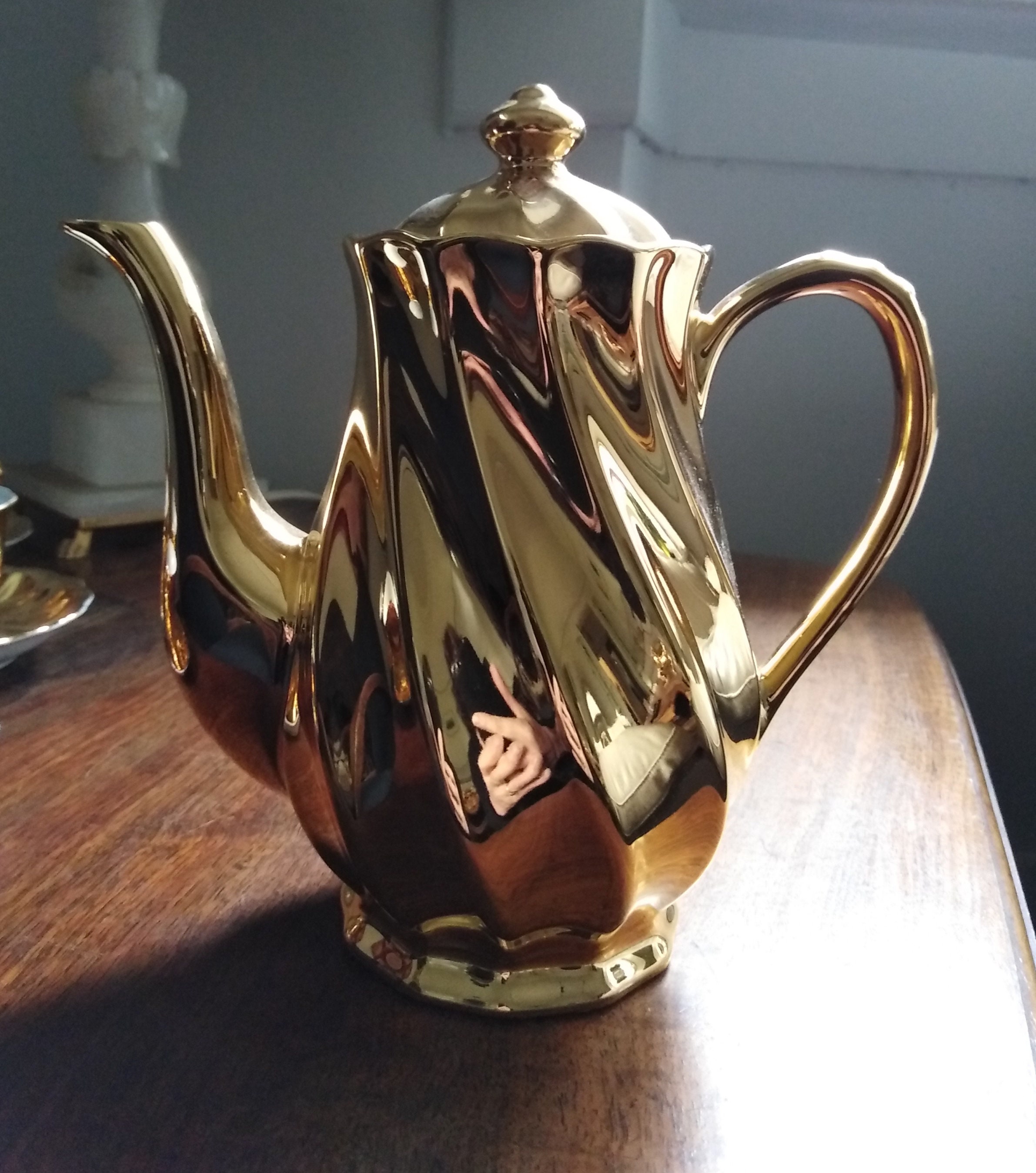 Gold Avondale fine china tea set made in Australia Vintage Etsy