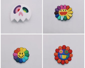 takashi murakami flower jibbitz