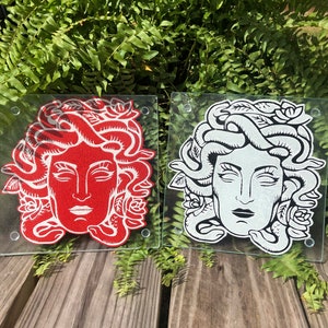 Glass Cutting Board, Glass Trivet, Medusa, House Warming Gift, Custom House Warming Gift, New Home, New Home Gift, Kitchen, Home Decor