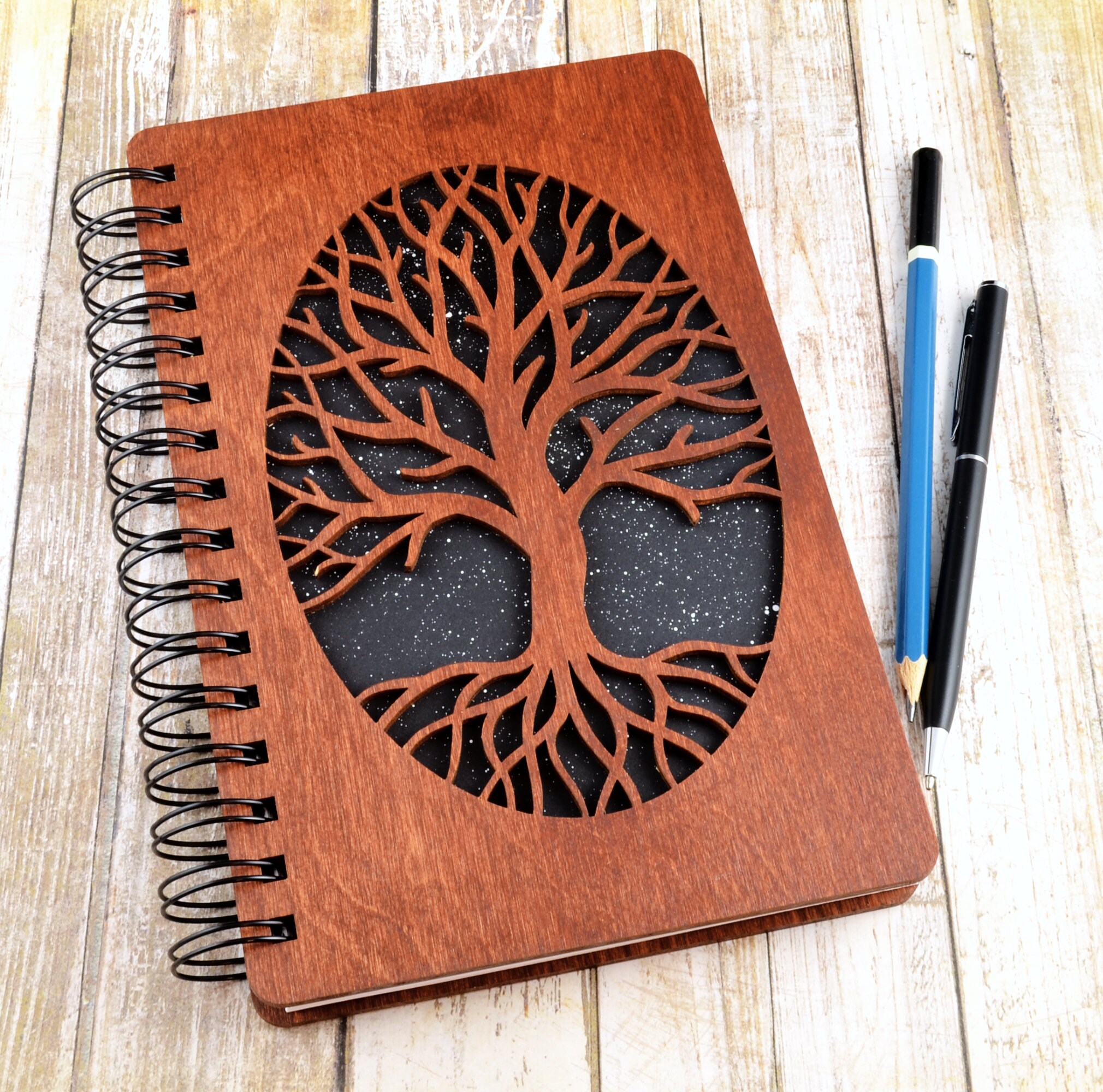 Tree of Life Journal Tree of Life Sketchbook Laser Cut Etsy UK