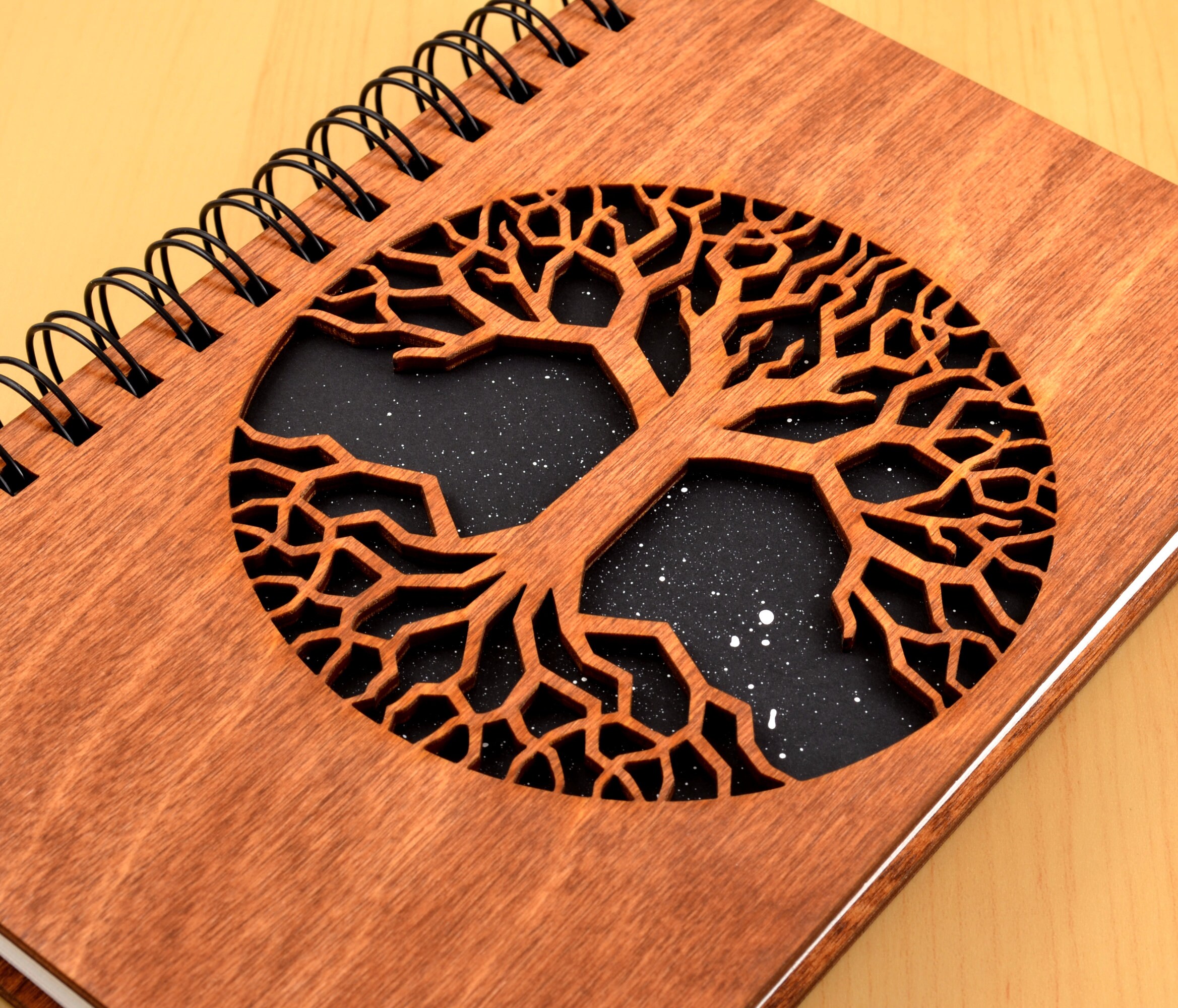Tree of Life Journal, Tree of Life Sketchbook, Laser Cut Journal, Laser