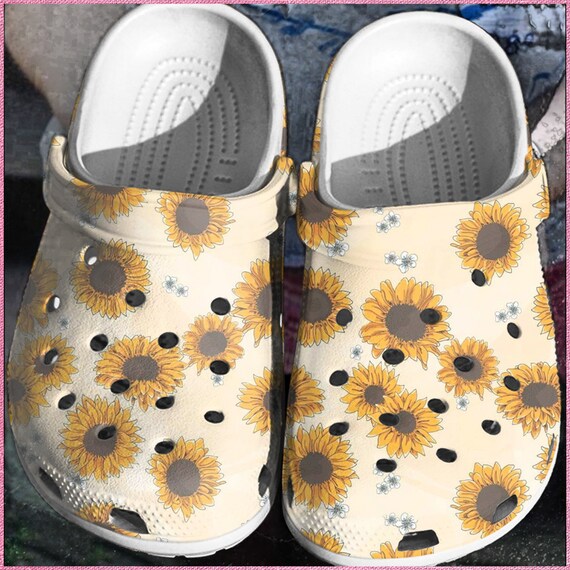 sunflower crocs amazon