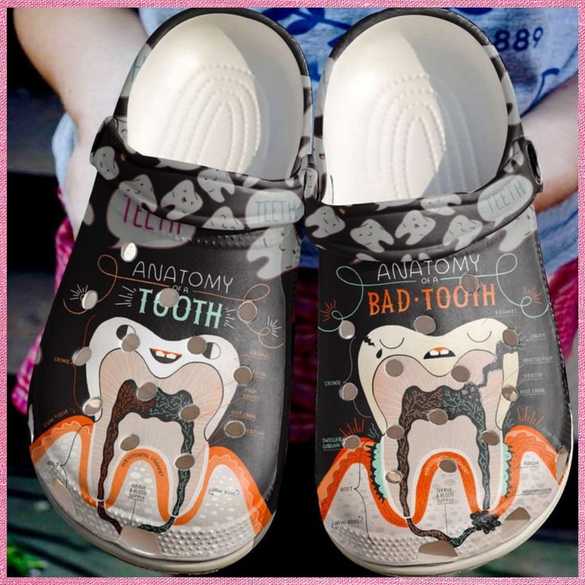 Dentist Tooth Anatomy Crocs Clog Comfortable For Mens And Etsy