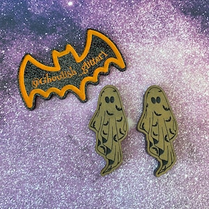 Bat ghost barrette mold