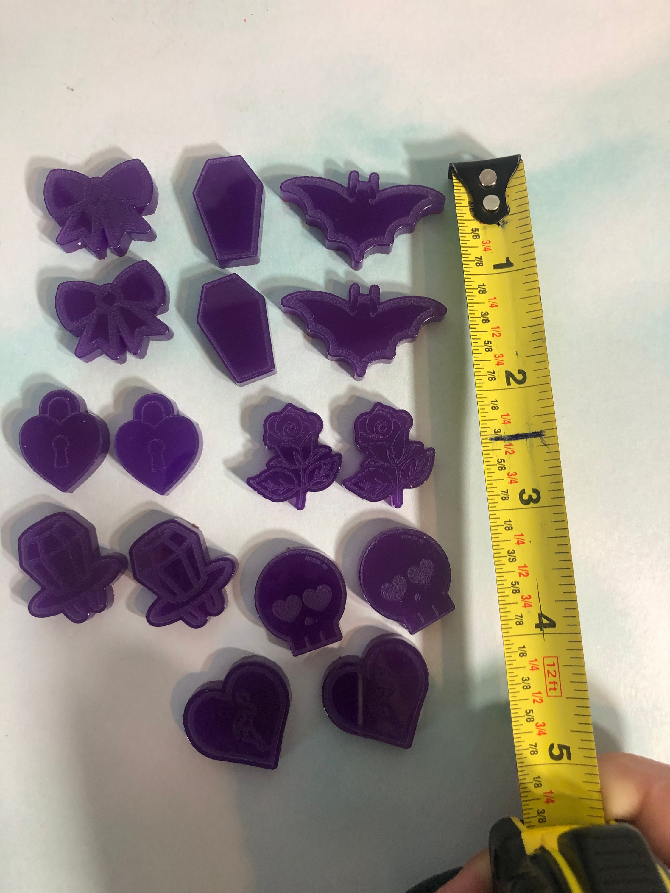 Bigger stud Earring mold set Etsy