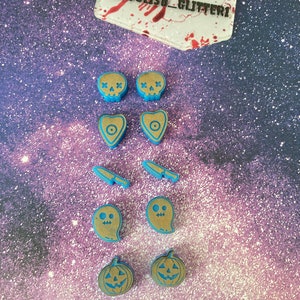 Simple Halloween stud earring mold