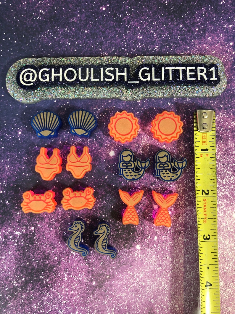 Fun in the sun earring mold set