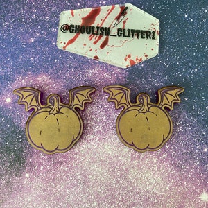 Pumpkin with wings barrette mold set
