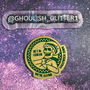Get in loser keychain/badge reel sized mold