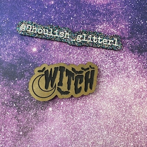 Witch keychain/ barrette sized mold